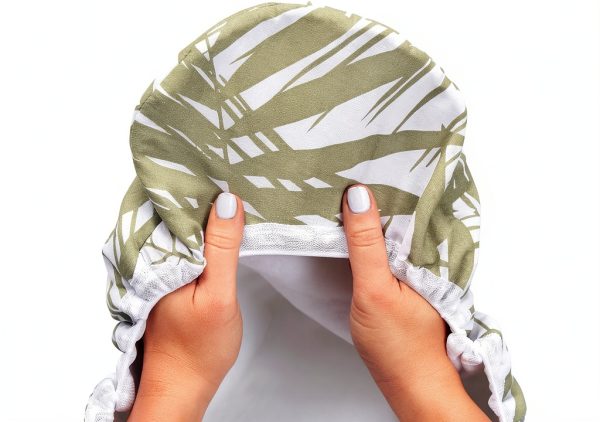 Juvale Ironing Board Cover White Palm Leaf Cotton Pad-5