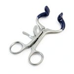 Molt Mouth Gag Blue Stainless Steel Dental Instrument-0