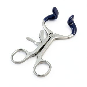 Molt Mouth Gag Blue Stainless Steel Dental Instrument-0