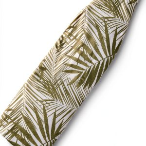 Juvale Ironing Board Cover White Palm Leaf Cotton Pad-0