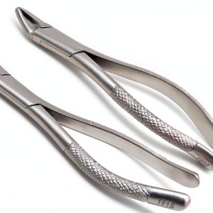 2 Pcs Dental Extracting Forceps 150s & 151s Upper Lower Molars Incisors Surgical Instruments-0