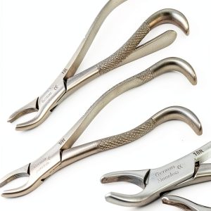 German Dental Extraction Forceps A2Z 2pc #18R #18L Stainless Steel-0
