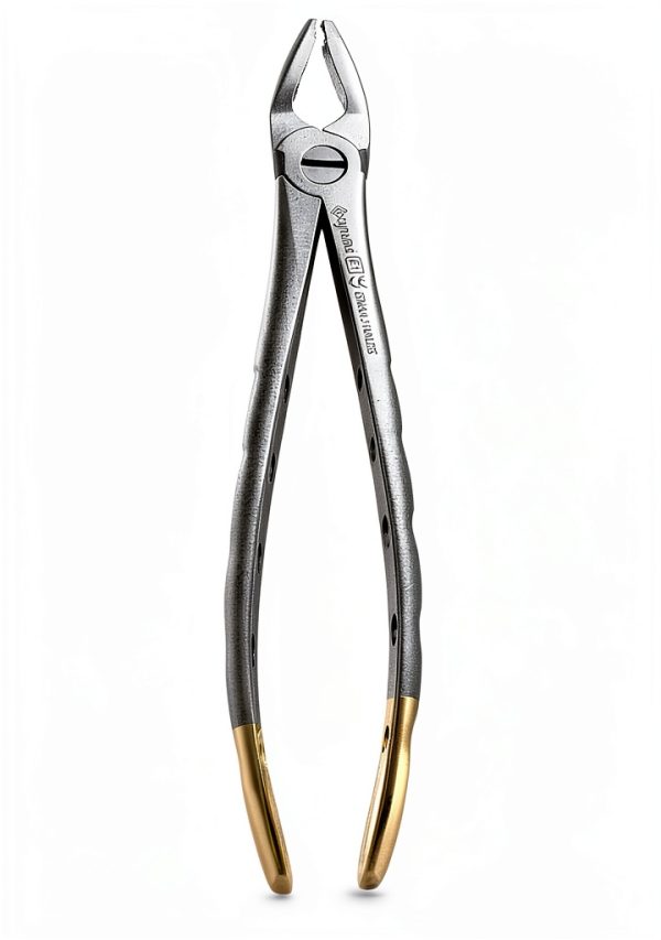 Dental Extracting Forceps WSI F1 Upper Anterior Serrated Steel-1