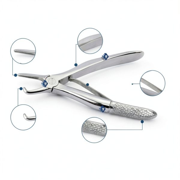 Dental Tartar Remover Forceps OdontoMed2011 Small 4½" Stainless Steel-1