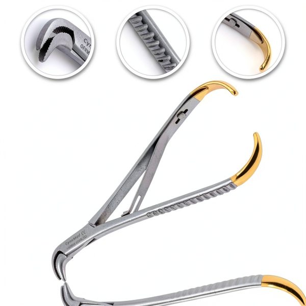 Matrix Band Holding Forceps Gold 5.25in Surgical Design Dental-5