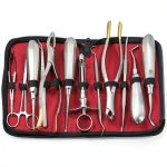 Dental Extraction Forceps 12 PCS Basic AAProTools Elevators Set Kit-0