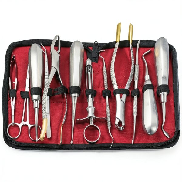 Dental Extraction Forceps 12 PCS Basic AAProTools Elevators Set Kit-0