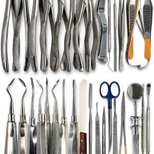 Dental Forceps A2ZSCILAB 77pcs Extraction Set AISI 420 Stainless Steel-0