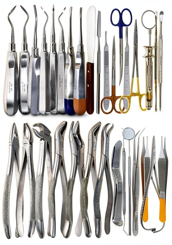 German 74 Pcs Dental Extraction Forceps Kit A2ZSCILAB Stainless Steel-0
