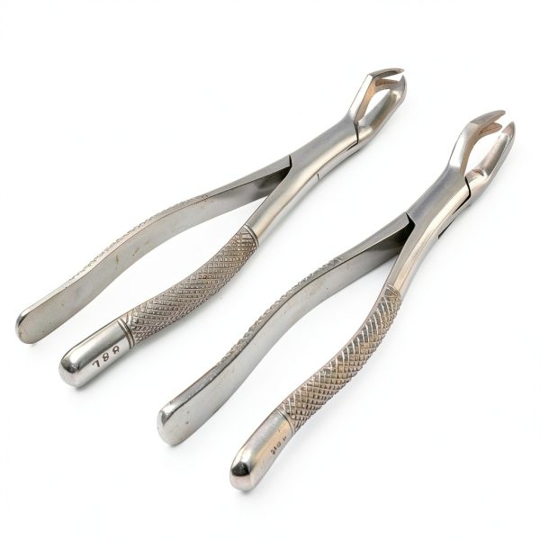Root Extracting Forceps DDP Set of 2 Stainless Steel Instruments-0